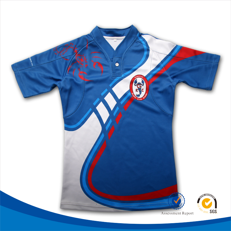 Custom Sublimated Rugby Sports Shirts For Men